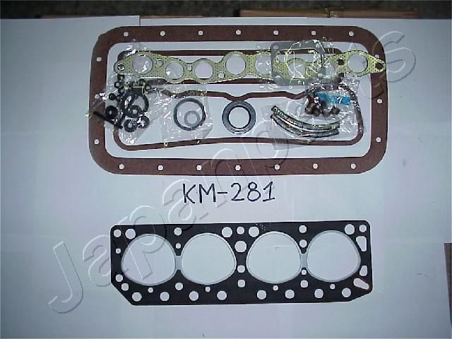 JAPANPARTS KM-281 Full Gasket Kit, engine