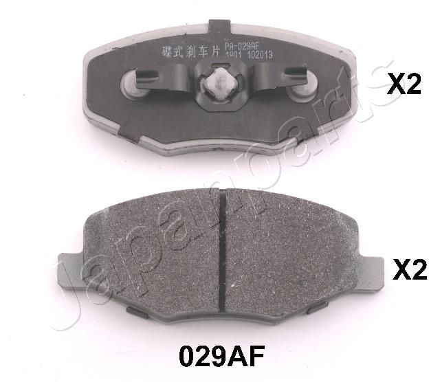 JAPANPARTS PA-029AF Brake Pad Set, disc brake