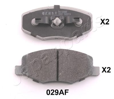 Brake Pad Set, disc brake JAPANPARTS PA-029AF