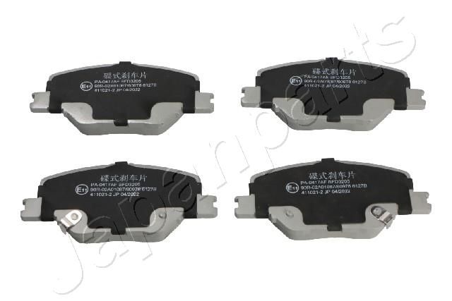 JAPANPARTS PA-0417AF Brake Pad Set, disc brake