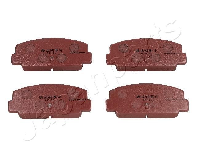 JAPANPARTS PA-702AF Brake Pad Set, disc brake