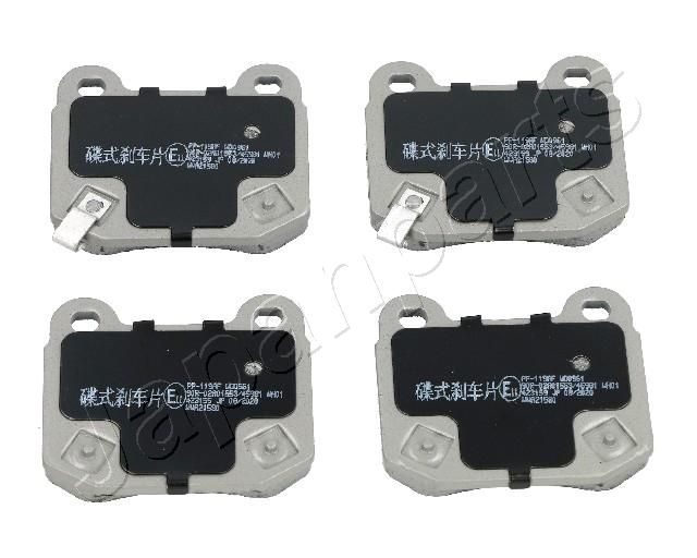 JAPANPARTS PP-119AF Brake Pad Set, disc brake