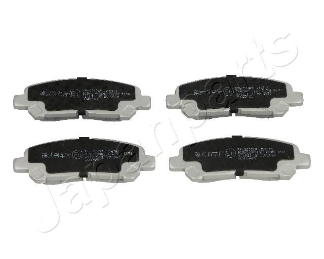JAPANPARTS PP-2000AF Brake Pad Set, disc brake