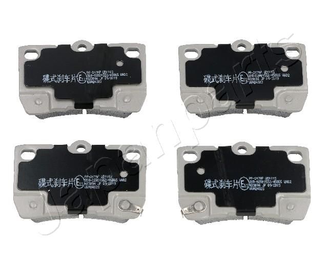 JAPANPARTS PP-217AF Brake Pad Set, disc brake