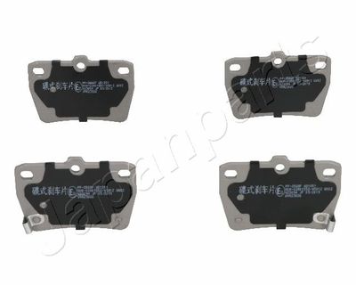 Brake Pad Set, disc brake JAPANPARTS PP-256AF
