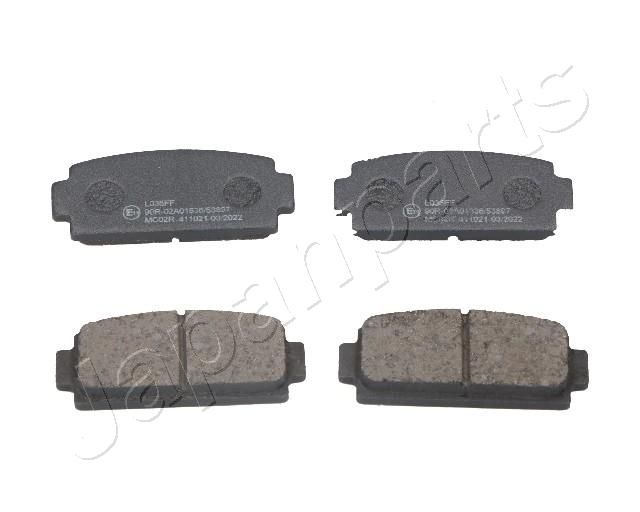 JAPANPARTS PP-MC02 Brake Pad Set, disc brake