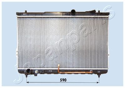 Radiator, engine cooling JAPANPARTS RDA283090