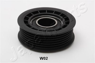 Deflection/Guide Pulley, V-ribbed belt JAPANPARTS RP-W02
