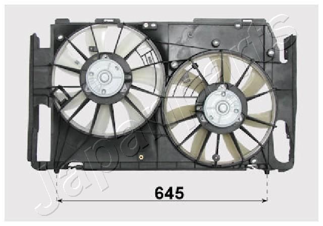 JAPANPARTS VNT152022 Fan, engine cooling