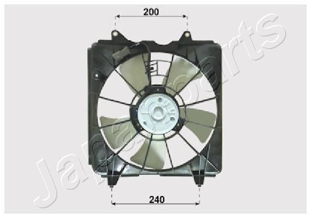 JAPANPARTS VNT192001 Fan, engine cooling