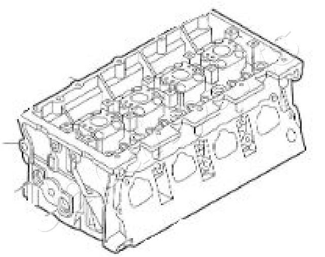 JAPANPARTS XX-VW20ES Cylinder Head