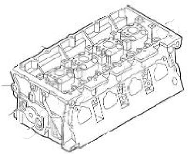 Cylinder Head JAPANPARTS XX-VW20ES