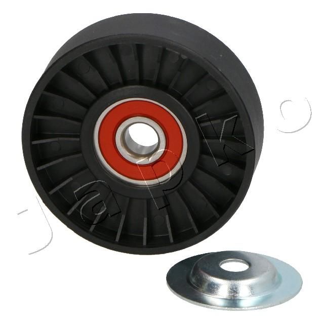 JAPKO 129128 Deflection/Guide Pulley, V-ribbed belt