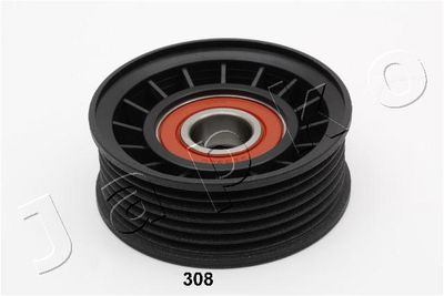 Deflection/Guide Pulley, V-ribbed belt JAPKO 129308