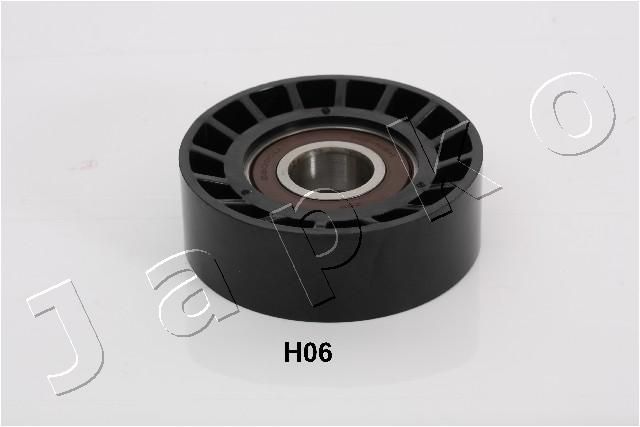 JAPKO 129H06 Deflection/Guide Pulley, V-ribbed belt