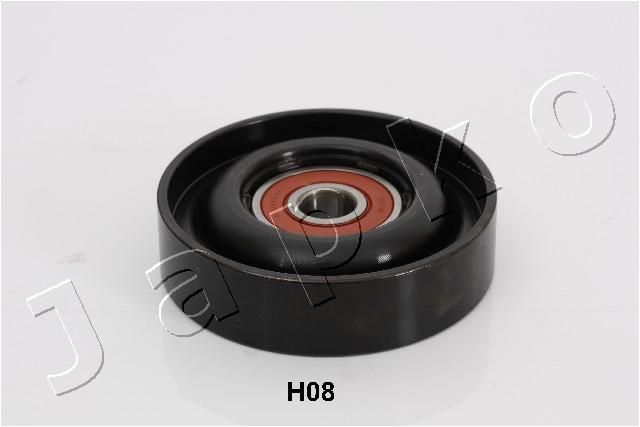 JAPKO 129H08 Deflection/Guide Pulley, V-ribbed belt