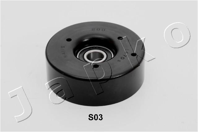 JAPKO 129S03 Deflection/Guide Pulley, V-ribbed belt