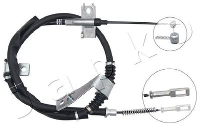 Cable Pull, parking brake JAPKO 131S03R