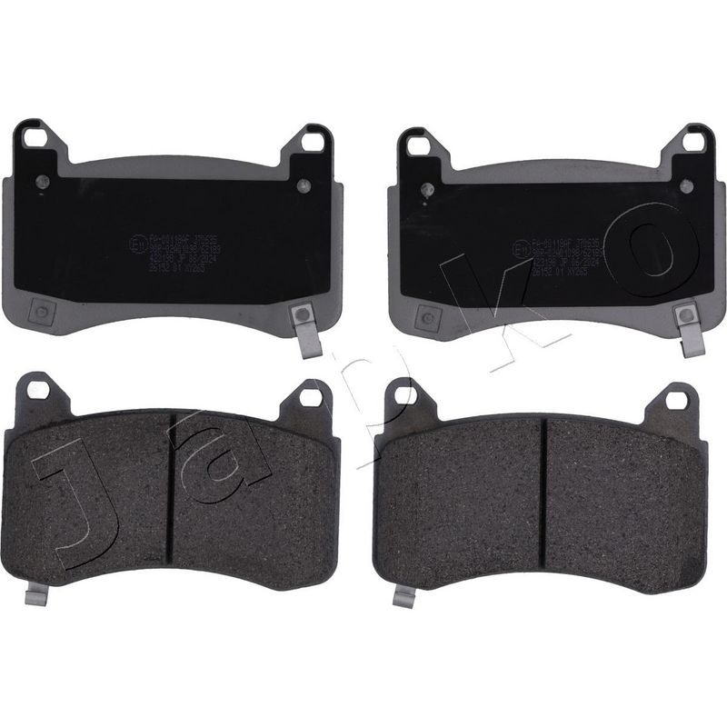 JAPKO 5000118 Brake Pad Set, disc brake