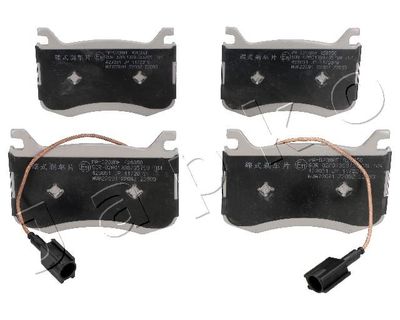 Brake Pad Set, disc brake JAPKO 500208