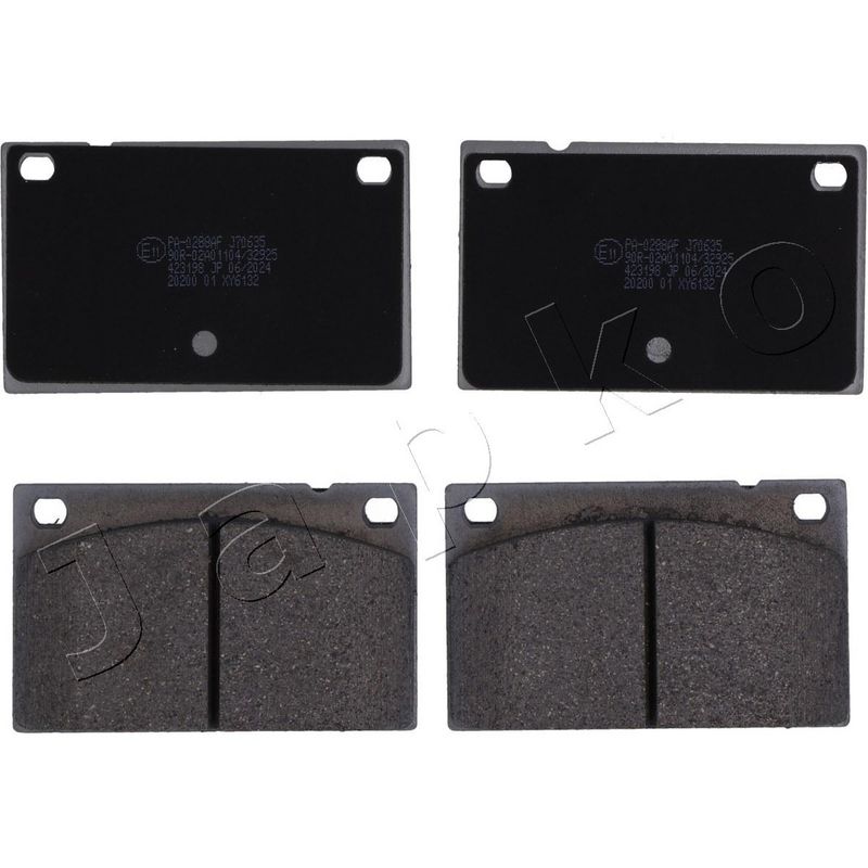 JAPKO 500288 Brake Pad Set, disc brake