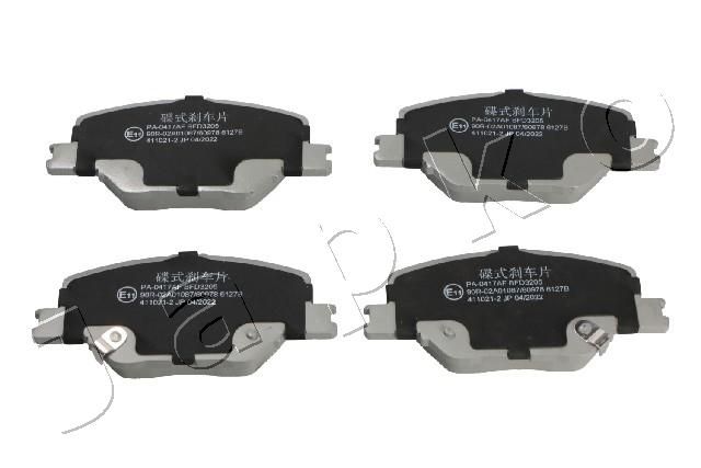 JAPKO 500417 Brake Pad Set, disc brake