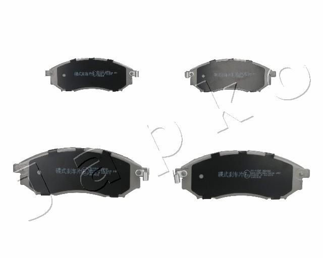 JAPKO 50115 Brake Pad Set, disc brake