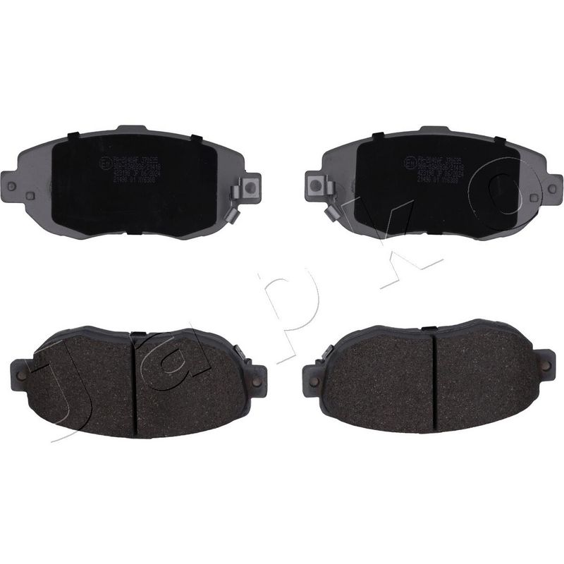 JAPKO 502040 Brake Pad Set, disc brake