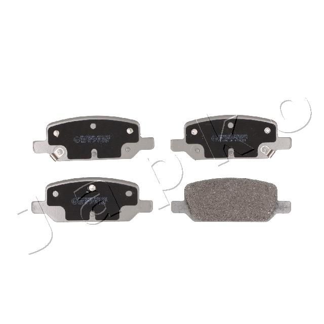 JAPKO 510020 Brake Pad Set, disc brake