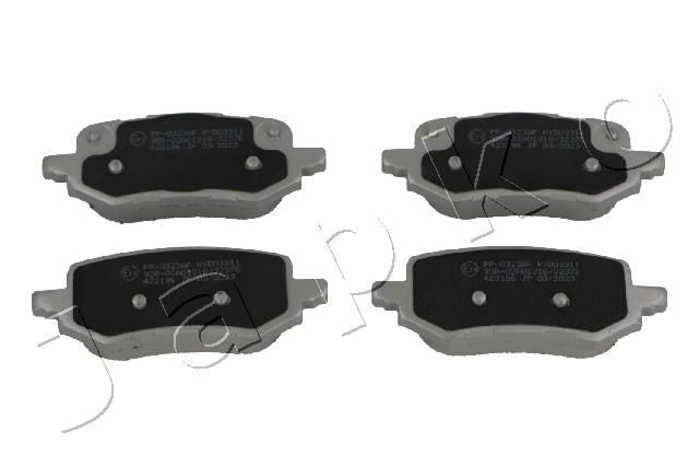 JAPKO 510323 Brake Pad Set, disc brake