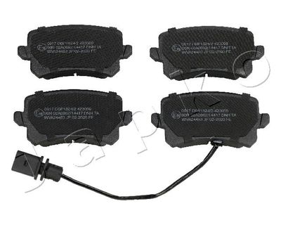 Brake Pad Set, disc brake JAPKO 510917