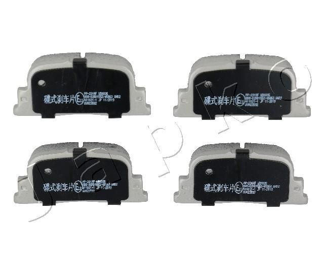 JAPKO 51231 Brake Pad Set, disc brake