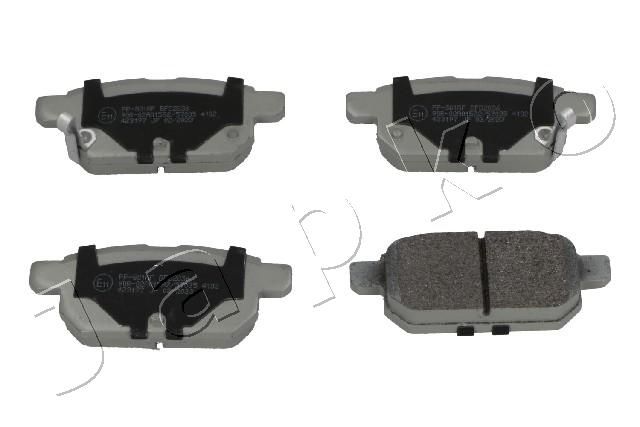 JAPKO 51801 Brake Pad Set, disc brake
