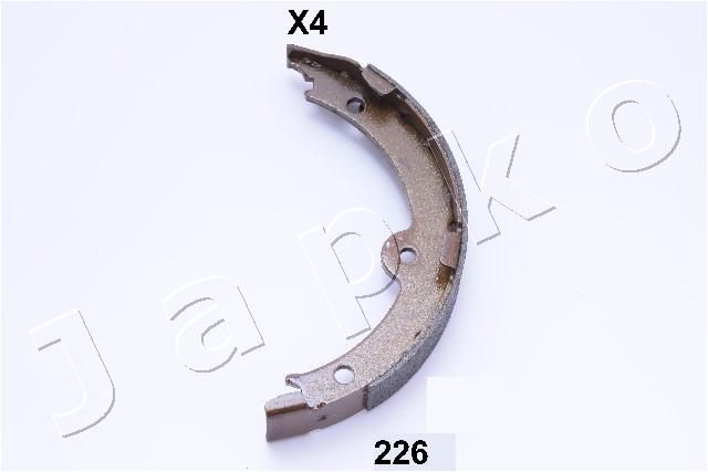 JAPKO 55226 Brake Shoe Set, parking brake