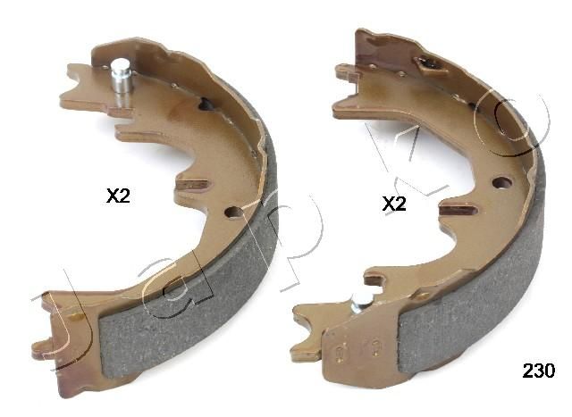 JAPKO 55230 Brake Shoe Set, parking brake