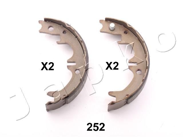 JAPKO 55252 Brake Shoe Set, parking brake