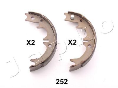 Brake Shoe Set, parking brake JAPKO 55252