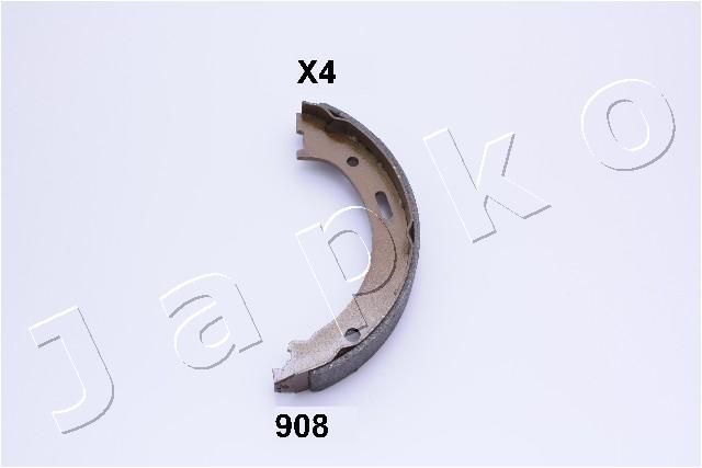 JAPKO 55908 Brake Shoe Set, parking brake