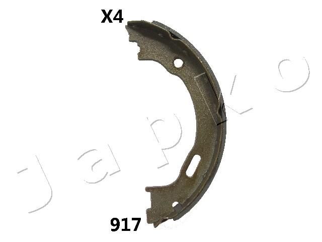 JAPKO 55917 Brake Shoe Set, parking brake