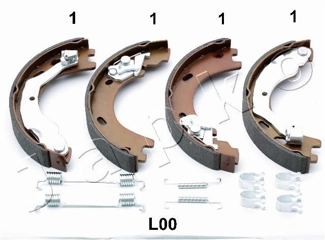 JAPKO 55L00 Brake Shoe Set, parking brake