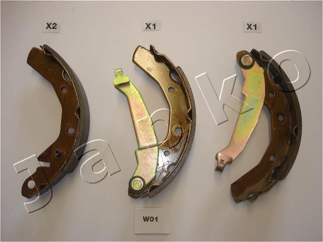JAPKO 55W01 Brake Shoe Set