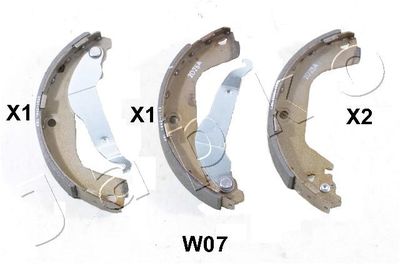 Brake Shoe Set JAPKO 55W07
