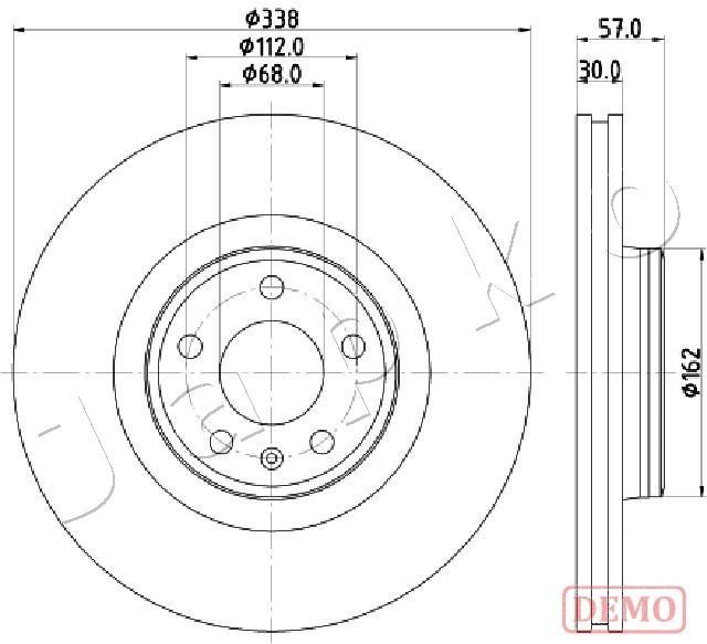 JAPKO 600920C Brake Disc