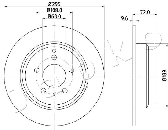 JAPKO 610319 Brake Disc
