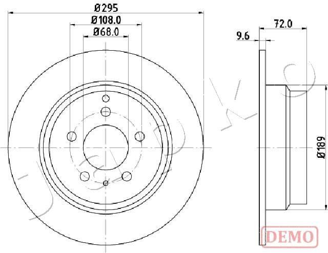 JAPKO 610319C Brake Disc