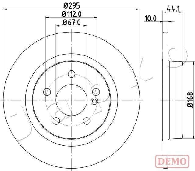 JAPKO 610503C Brake Disc