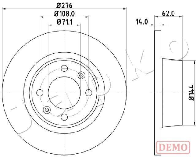 JAPKO 610604C Brake Disc