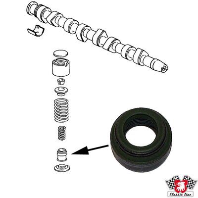 JP GROUP 1111352700 Seal Ring, valve stem