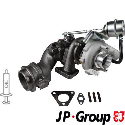 Charger, charging (supercharged/turbocharged) JP GROUP 1117400100