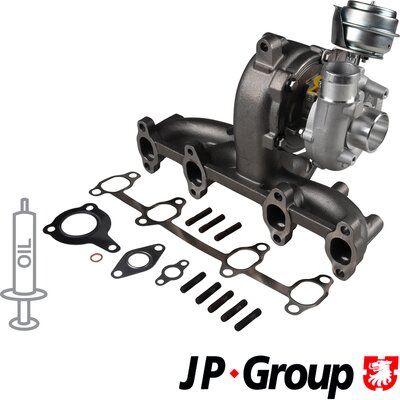 Charger, charging (supercharged/turbocharged) JP GROUP 1117401700
